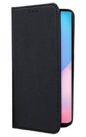 Кожен калъф тефтер и стойка Magnetic FLEXI Book Style за Xiaomi Redmi 9T черен 